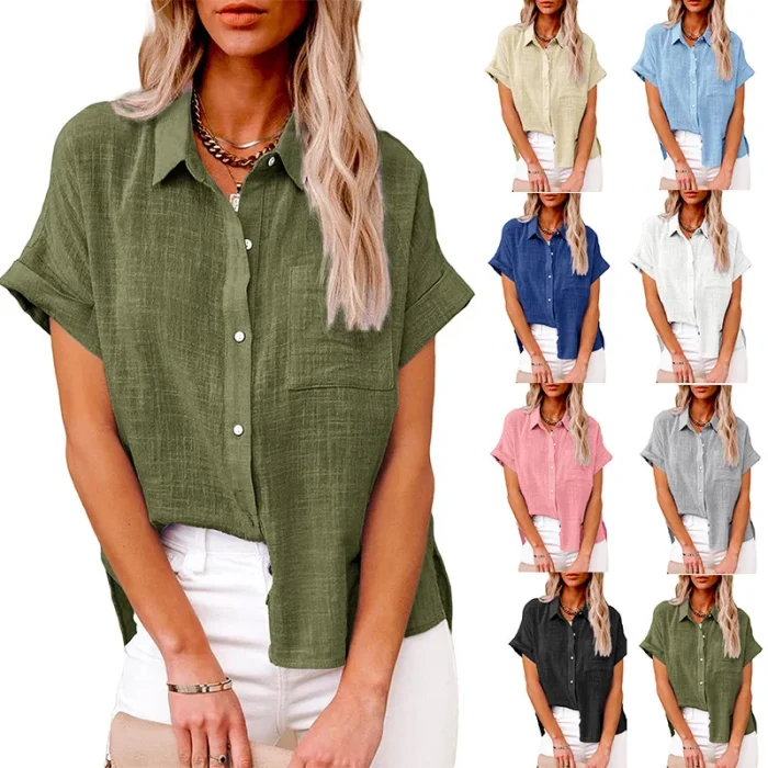 Summer Women Tops Tee Cotton Linen Tshirt Woman Clothing Camisas Mujer Casual T Shirt Blusas Streetwear Loose Ladies T-Shirts - Image 1