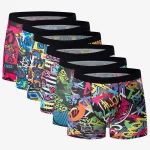 4/5 /10 Pcs Fashionable Men's Long Underwear Casual Boyshort Youth Sports Shorts Comfortable Breathable Stretch Shorts Underwear - Image 6