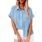 Summer Women Tops Tee Cotton Linen Tshirt Woman Clothing Camisas Mujer Casual T Shirt Blusas Streetwear Loose Ladies T-Shirts - Image 2