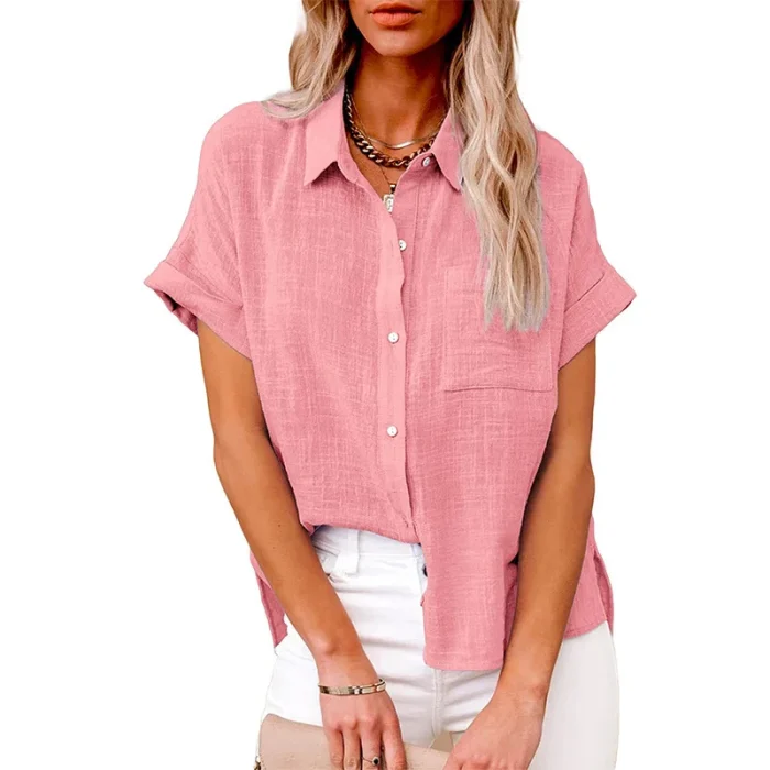 Summer Women Tops Tee Cotton Linen Tshirt Woman Clothing Camisas Mujer Casual T Shirt Blusas Streetwear Loose Ladies T-Shirts - Image 3