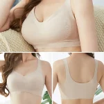 Summer Women's Sports Bra Gym Seamless Ice Silk Bra Removable Chest Pad Bralette No Steel Ring Breathable Yoga Run Underwear - Image 3
