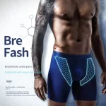 Men Sporty Anti-wear Modal Underwear Running Fitness Tight Long Leg Quick Drying Extension Flat Corner Pants - Image 2
