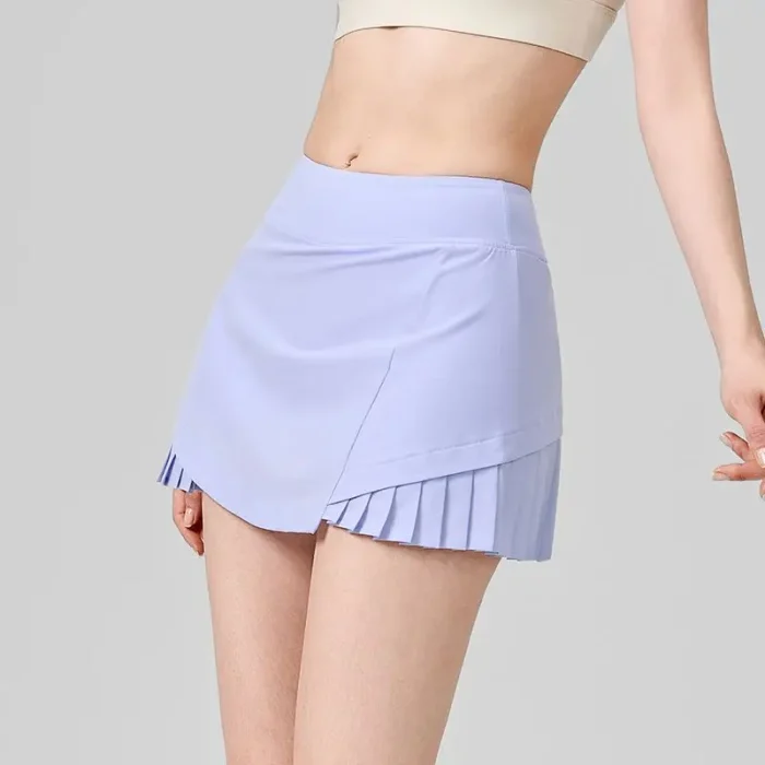 Women's Sports Short Skirt Yoga Suit Fake Two-piece Commuting A-line Skirt - Image 1