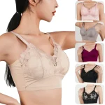 Sexy Lace Plus Size Women's Bra Comfortable Breathable Back Vest Sports Seamless Underwear Woman Gathered Wrapped Chest Bralette - Image 6