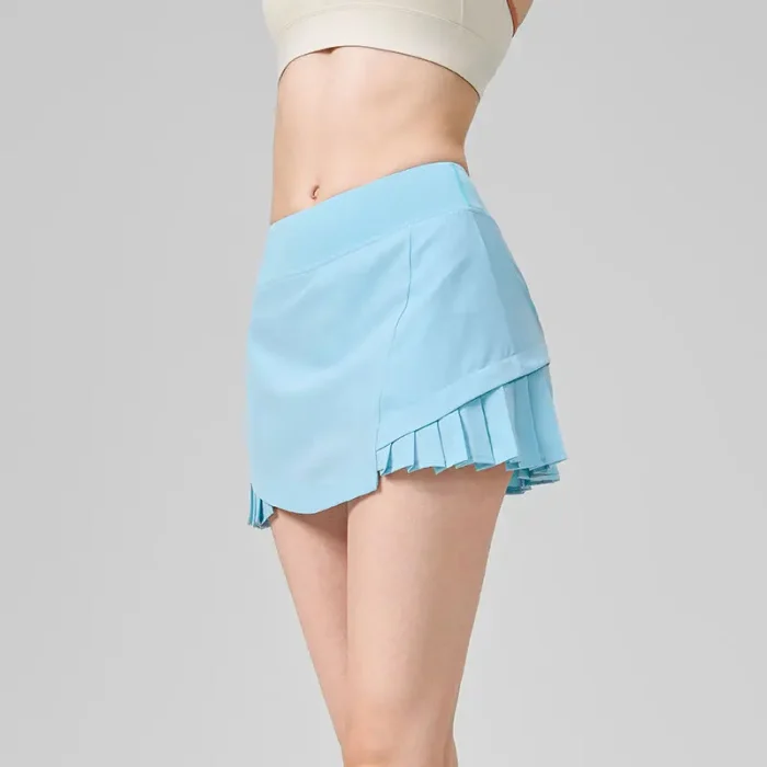Women's Sports Short Skirt Yoga Suit Fake Two-piece Commuting A-line Skirt - Image 4