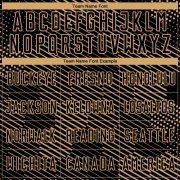 Custom Black Old Gold Abstract Hexagon Sublimation Soccer Uniform Jersey - Image 4