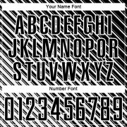 Custom Black White Slash Sublimation Soccer Uniform Jersey - Image 3