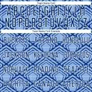 Custom Light Blue Royal-White Geometric Pattern Sublimation Soccer Uniform Jersey - Image 4