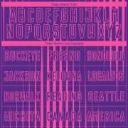 Custom Purple Pink Lines Sublimation Soccer Uniform Jersey - Image 4