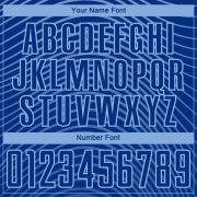 Custom Royal Light Blue Slash Sublimation Soccer Uniform Jersey - Image 3